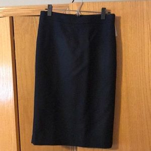 Wool Pencil Skirt